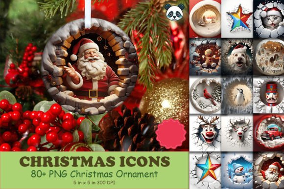 3D Christmas Ornament Mega Bundle