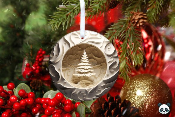 3D Christmas Tree Christmas Ornament: A Creative and Practical Digital Design for Modern Businesses