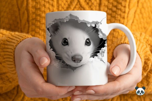 3D Ermine Mug Wrap Sublimation 1 Design Guide