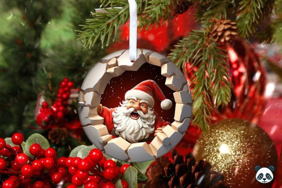 3D Santa Claus Christmas Ornament 4: A Detailed Overview