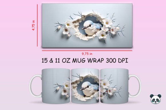 3D Sparrow Mug Wrap Sublimation: A Creative Guide