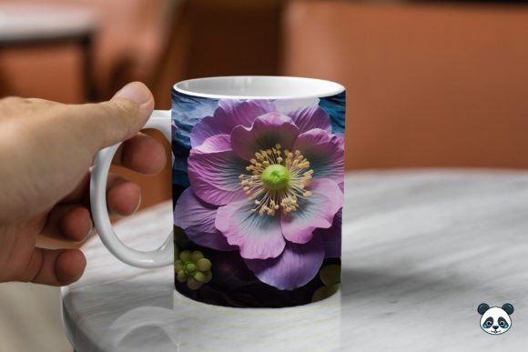 Bringing Spring to Life with 3D Lenten Rose Mug Wrap Sublimation