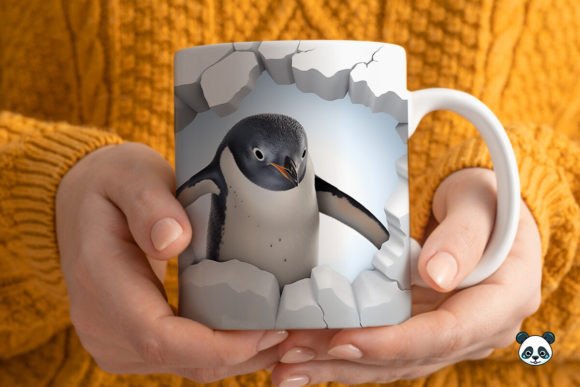 Bringing Winter Charm to Your Sublimation Projects with 3D Penguin Designs