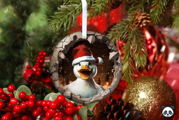 Duck 3D Christmas Ornament: A Creative and Practical Choice for Sublimation Enthusiasts