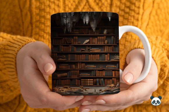 Elevate Designs with 3D Bookshelf Mugs
