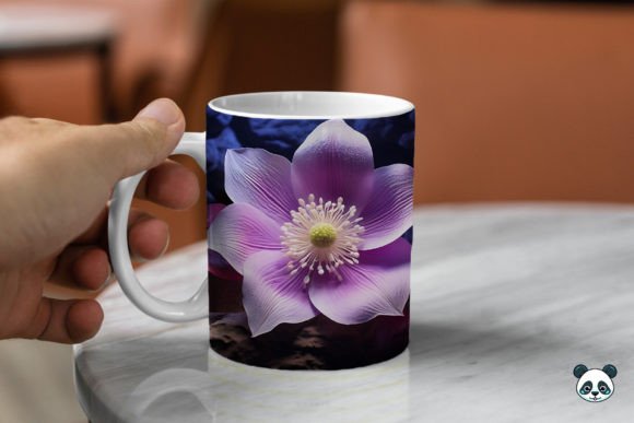 Elevate Mugs with 3D Lenten Rose Sublimation Art