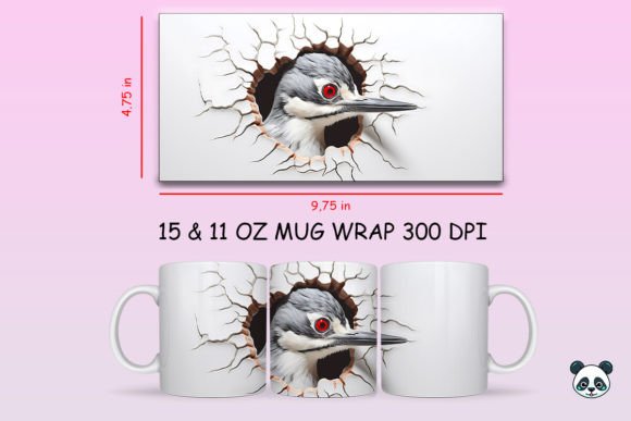 Elevate Your Craft Business with 3D Woodpecker Mug Wrap Sublimation