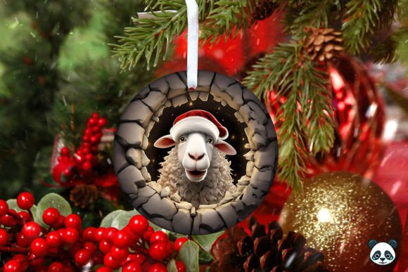 Exploring the Versatility of Sheep 3D Christmas Ornament