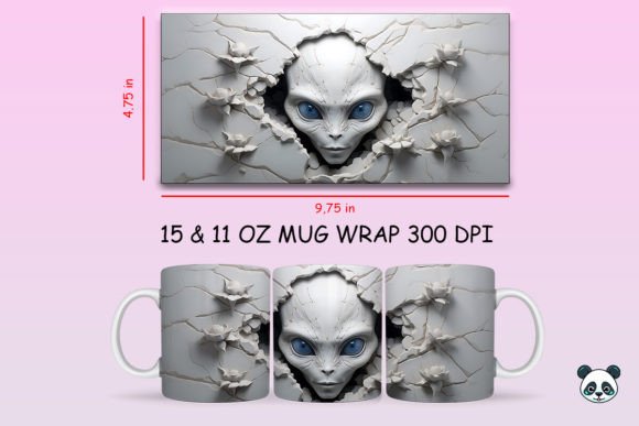 Integrating 3D Alien Mug Wrap Sublimation into Your Product Workflow