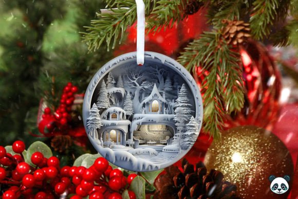 Mastering 3D Christmas House Ornament Sublimation: A Guide to Digital Design and Application