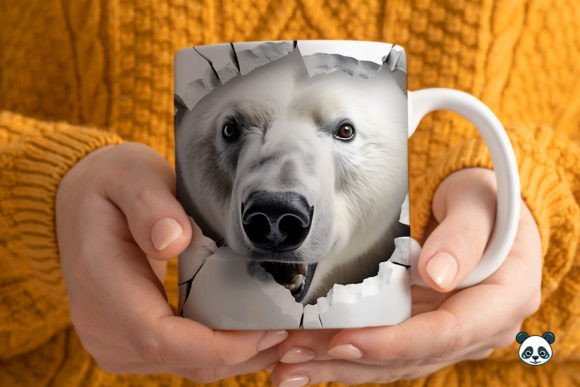 Mastering the Art of 3D Polar Bear Mug Wrap Sublimation for Professional Results