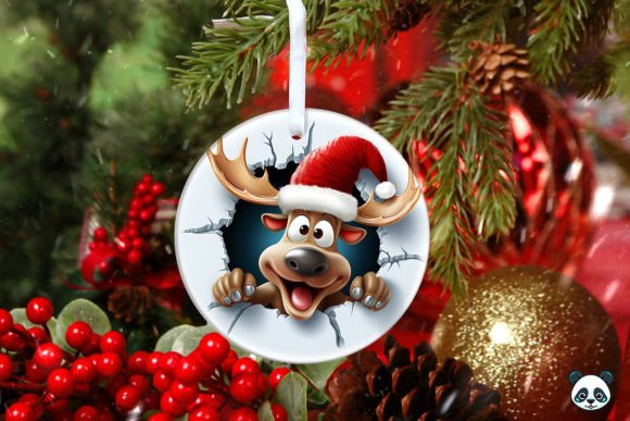 Moose 3D Christmas Ornament: A Creative and Practical Digital Design for Modern Businesses