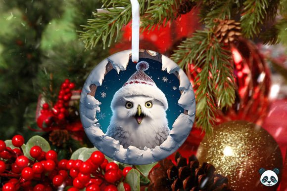 Snowy Owl 3D Christmas Ornament: A Detailed Overview